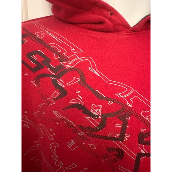 Vintage Red Fox Racing Hoodie Large - Picture 7 of 8